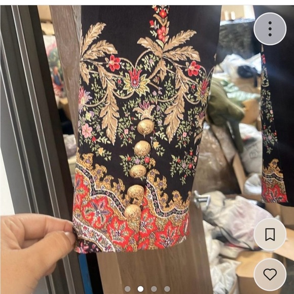 STYLEWE Black and Gold Embroidered Blazer - Picture 4 of 4